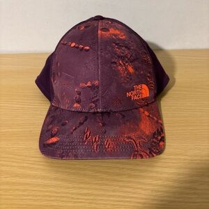 The North Face Baseball Hat Cap Adjustable Snapback Mens Purple Orange Unisex